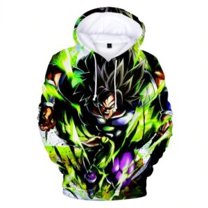broly extreme wrathful super saiyan hoodie