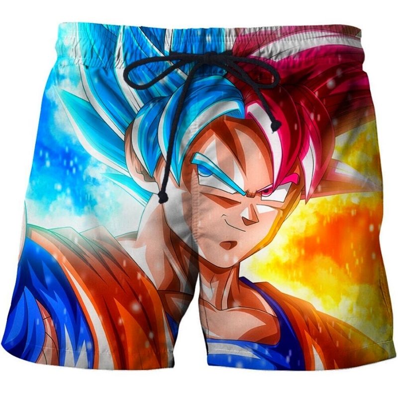 Goku Super Saiyan God Shorts • SuperSaiyanShop