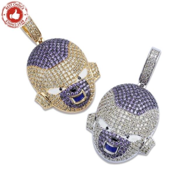 frieza iced out necklaces