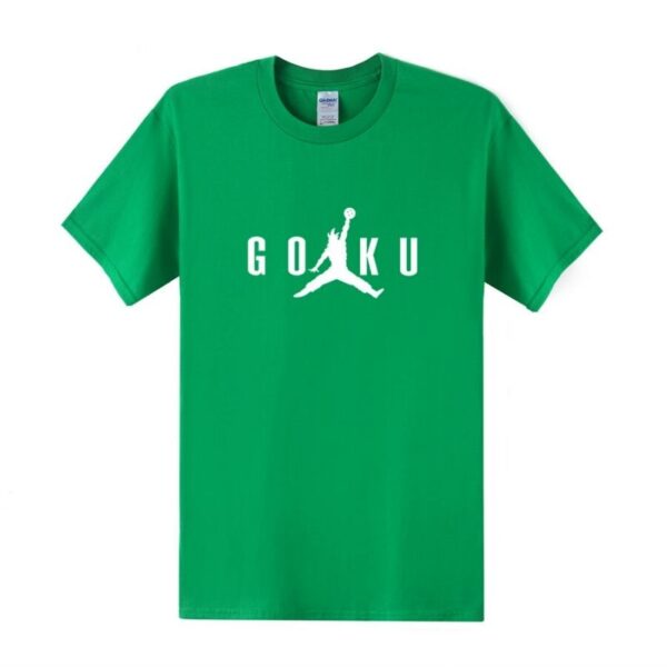 goku air jordan meme green t shirt