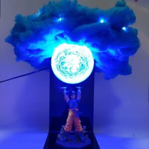 goku blue genkidama cloud diy 3d lamp