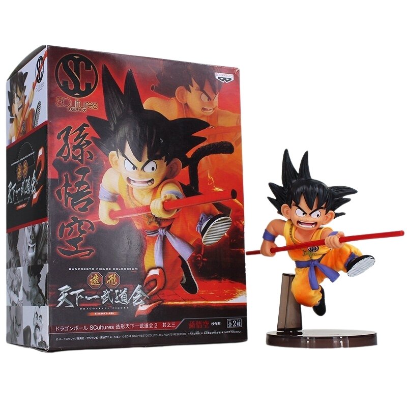 Figure Dragon Ball Goku Criança Dragon Ball Collection Novo