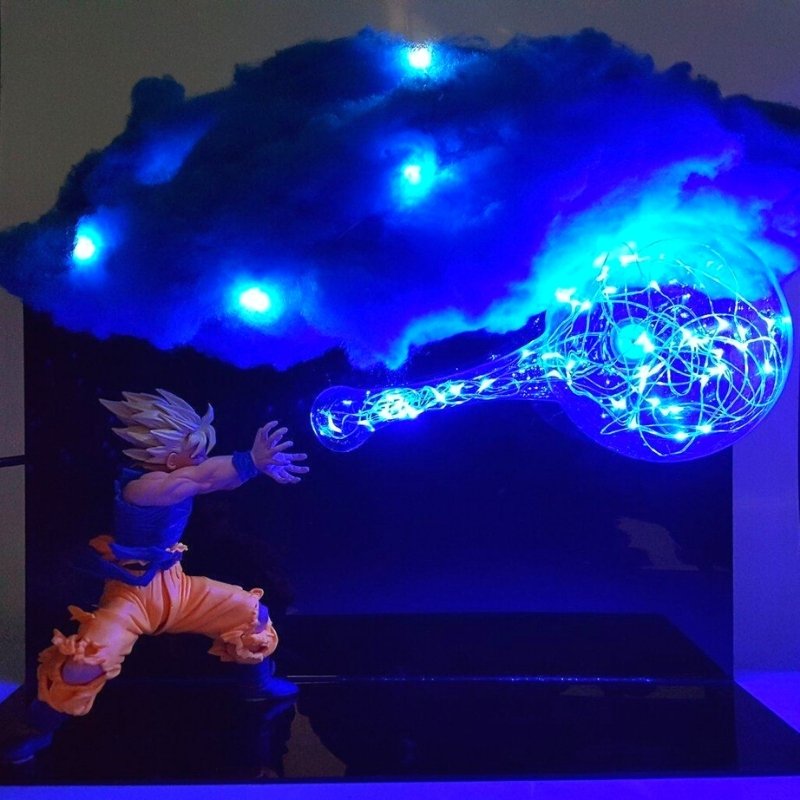 Goku Kamehameha Cloud DIY Lamp • SuperSaiyanShop