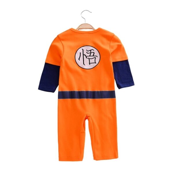 goku orange cosplay onesies for babies 2