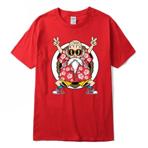 master roshi kame classic red t shirt