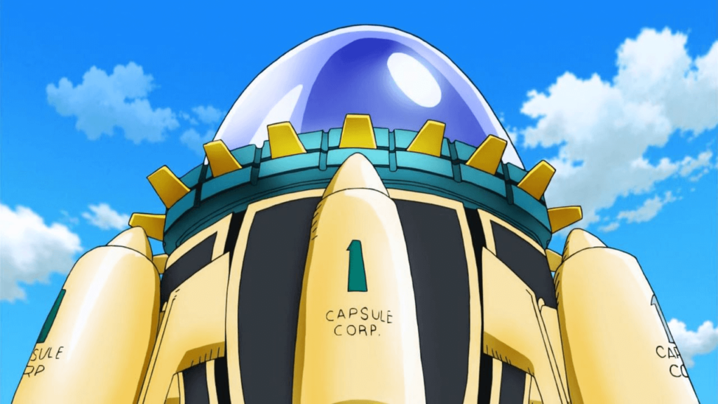 capsule corp time machine