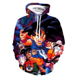 kid goku ultimate punch revenge hoodie